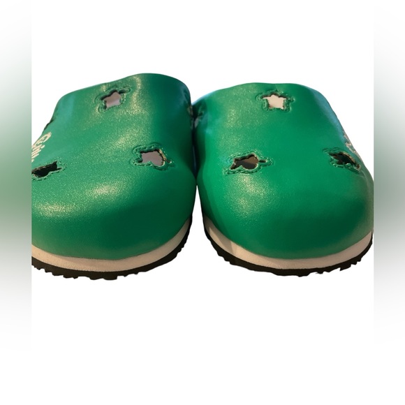 Critts Green Turtle Y2K Clog Sandal Size 10 - Picture 3 of 9